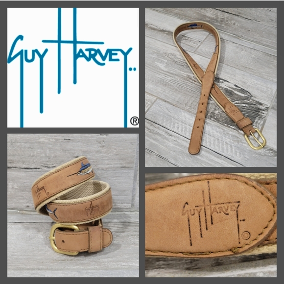 Guy Harvey Accessories Retro 9s Guy Harvey Leather Tweed